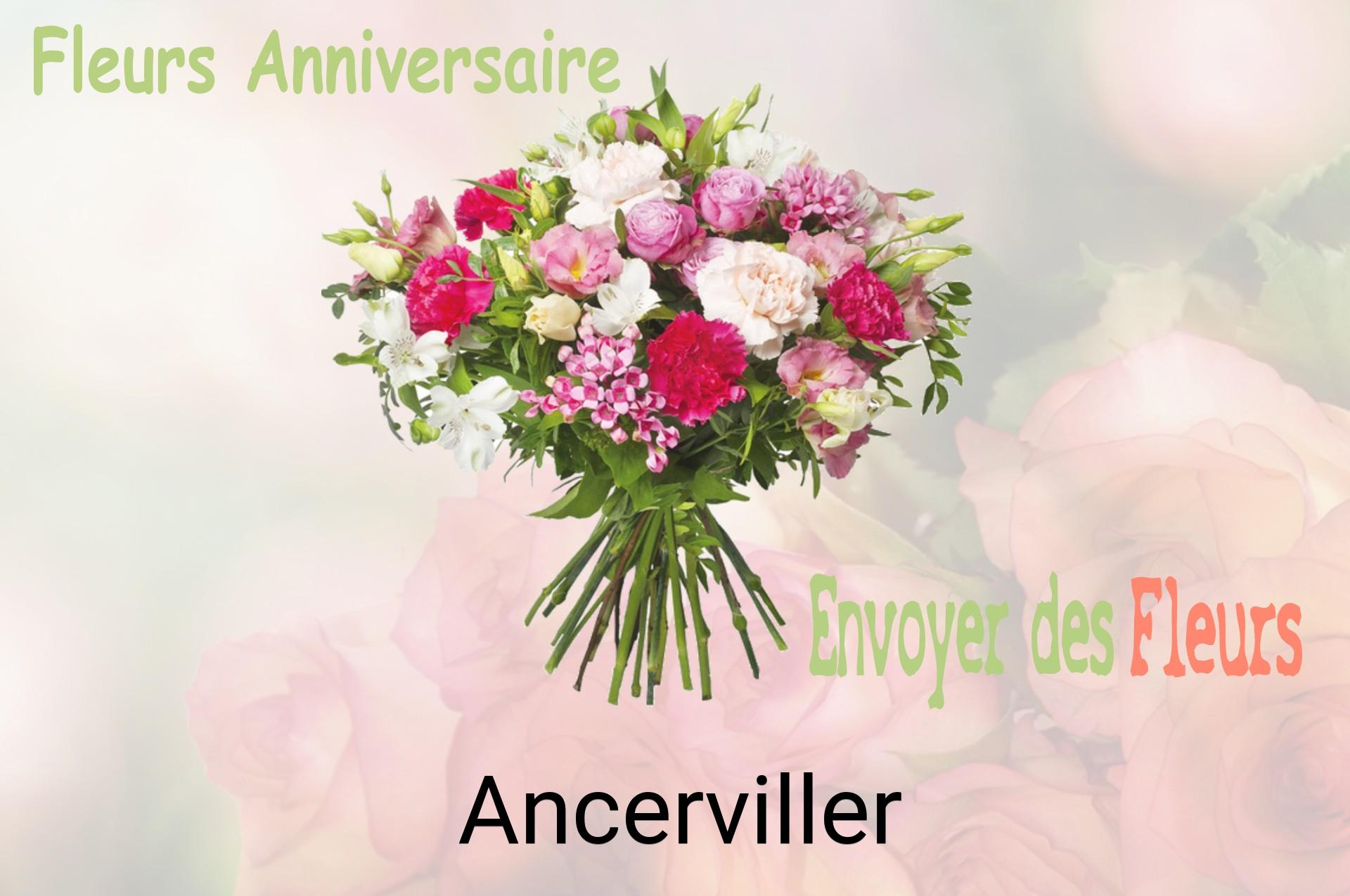Bouquet de fleurs d’anniversaire livré à Ancerviller