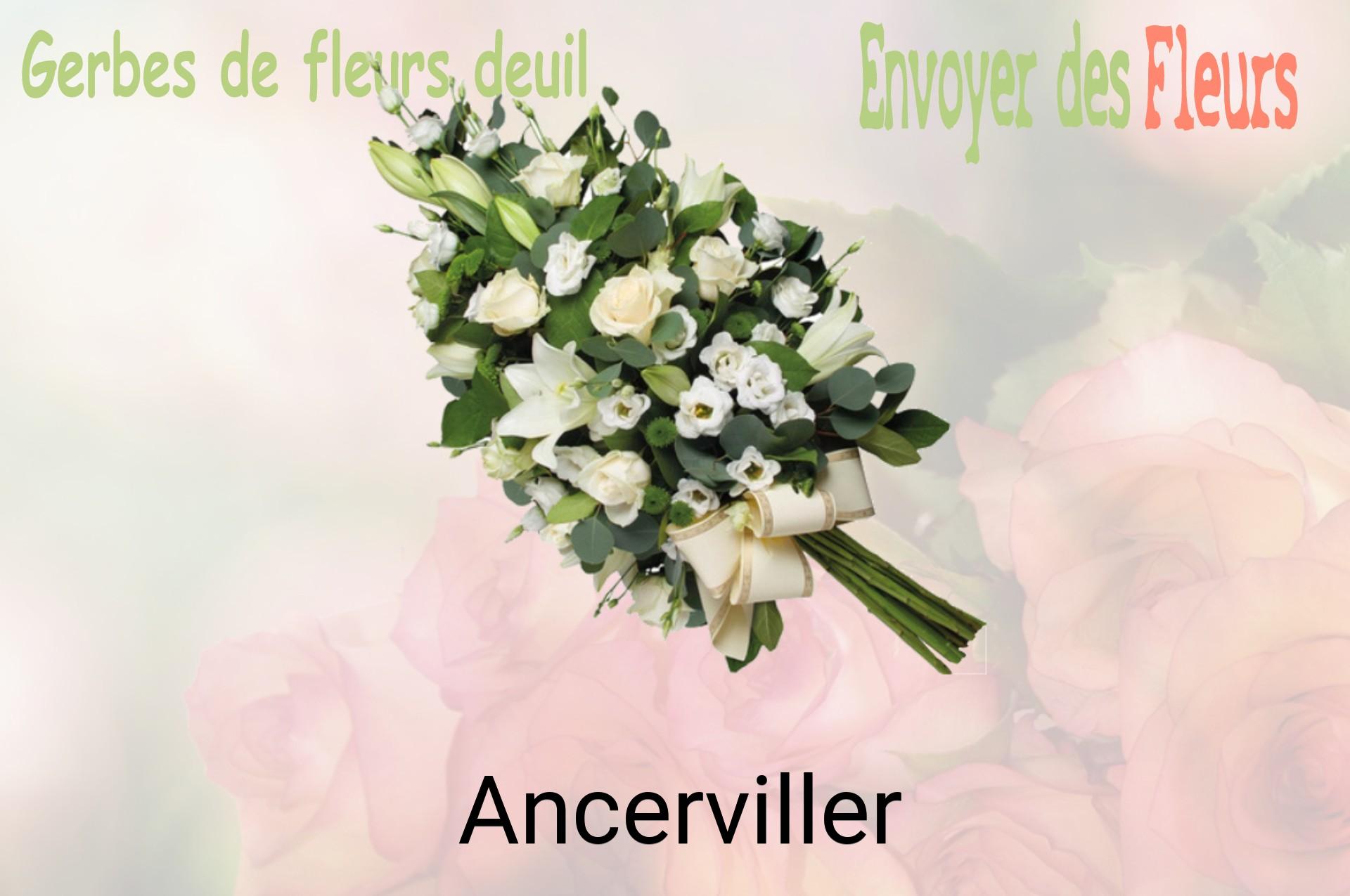 Gerbe de fleurs de deuil livrée à Ancerviller